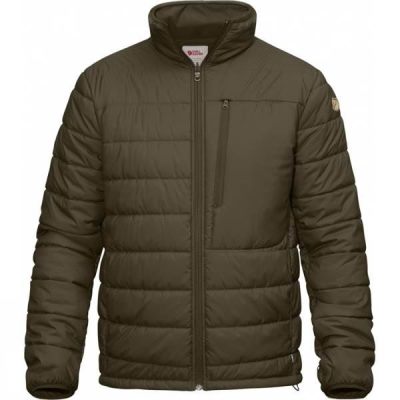 Chaquetas Fjallraven Värmland Padded Hombre - Verde Oscuro Oliva - Chile TUF430215